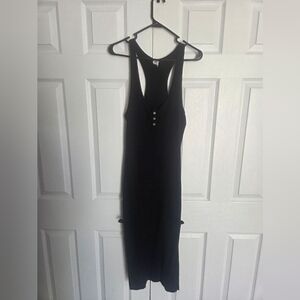 Vici Dolls FLAWLESS Black Racerback Midi Dress